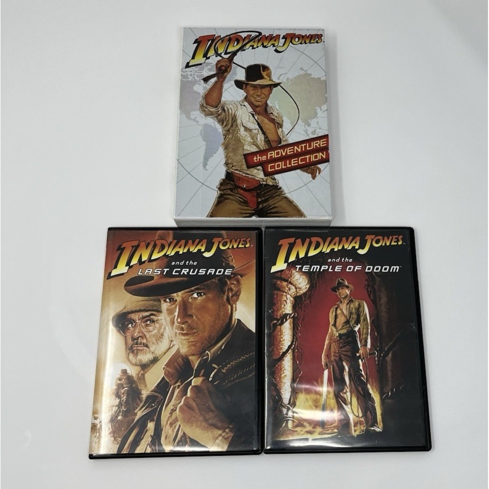 Indiana Jones - The Adventure Collection 2 Disc DVD, Set 2008 Widescreen Missin